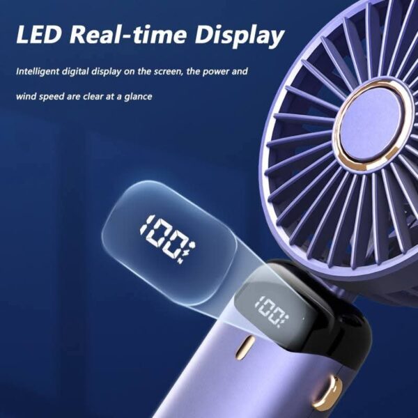 Portable Digital Display Fan